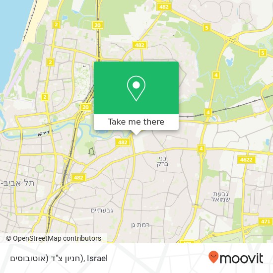 חניון צ"ד (אוטובוסים) map