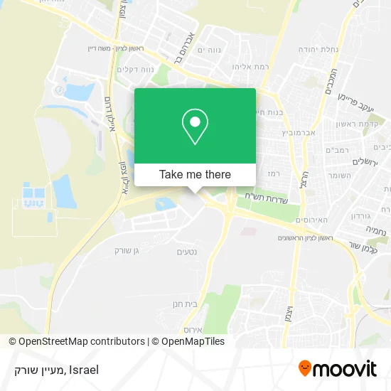 Карта מעיין שורק