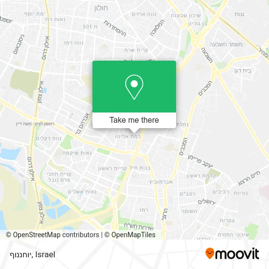 Карта יוחננוף