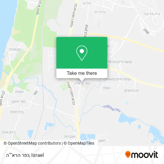 Карта כפר הרא""ה