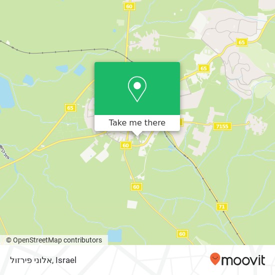 אלוני פירזול map