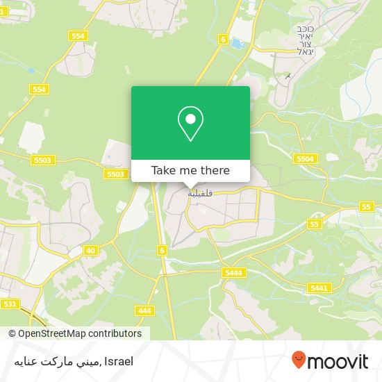 ميني ماركت عنايه map