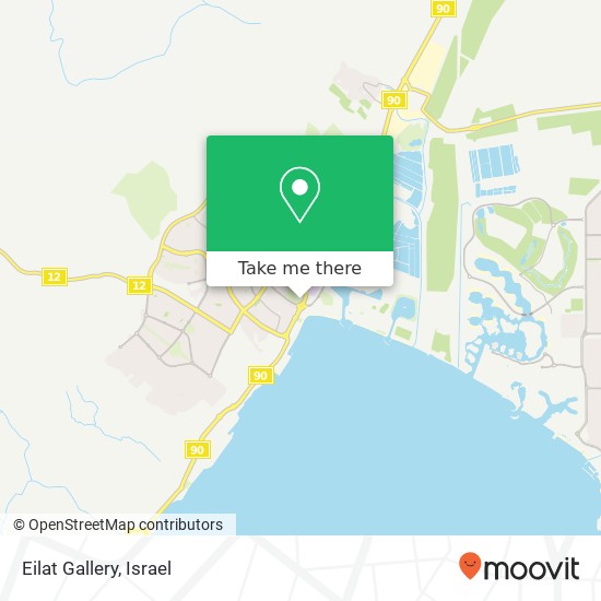Eilat Gallery map