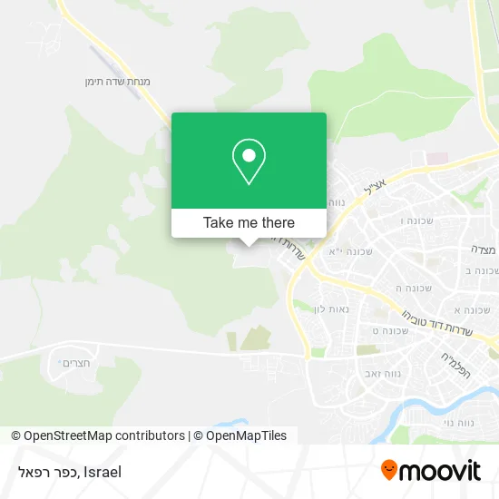 Карта כפר רפאל