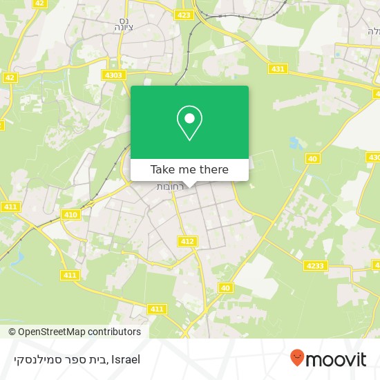 בית ספר סמילנסקי map