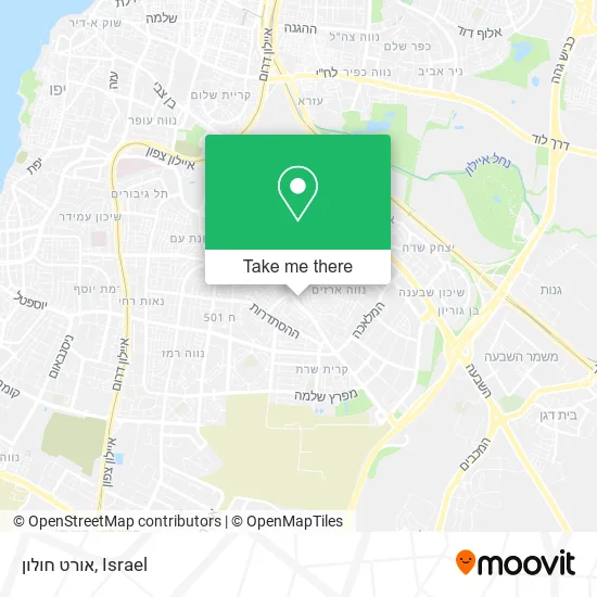 Карта אורט חולון