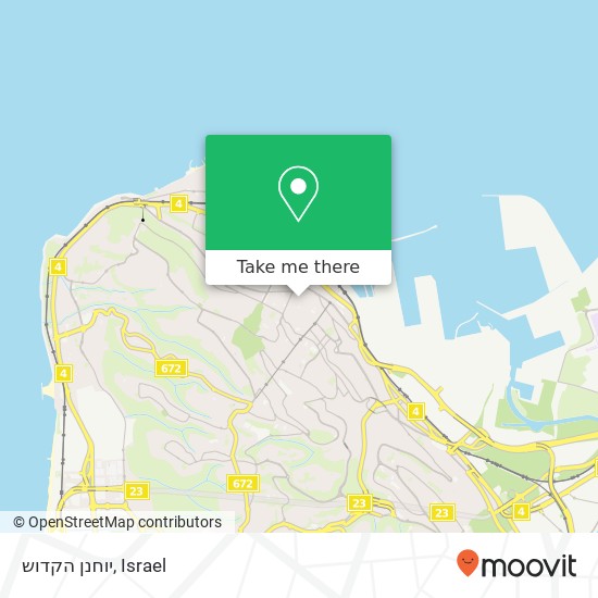 יוחנן הקדוש map