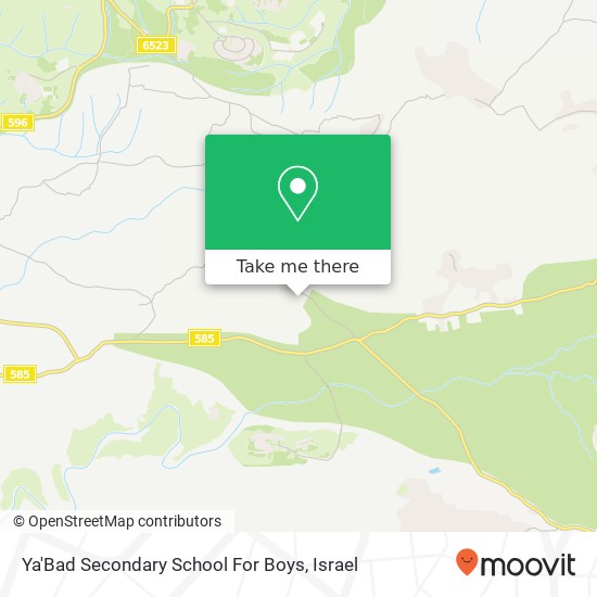 Ya'Bad Secondary School For Boys map