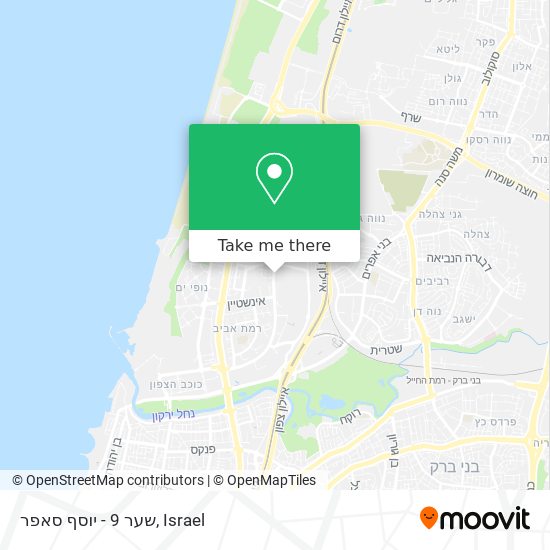 שער 9 - יוסף סאפר map