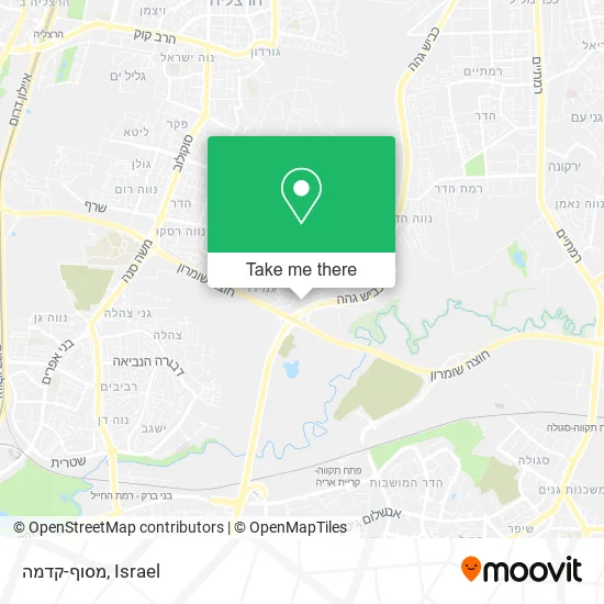 Карта מסוף-קדמה