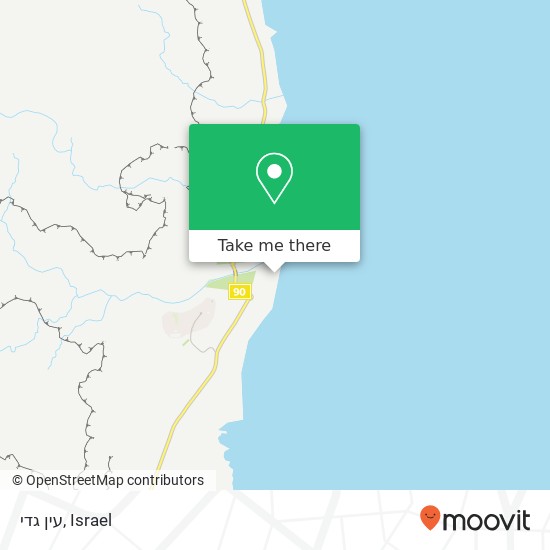 עין גדי map