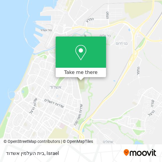 בית העלמין אשדוד map