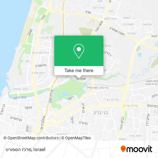 Карта מרכז הספורט