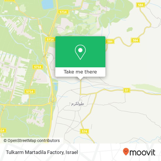Карта Tulkarm Martadila Factory