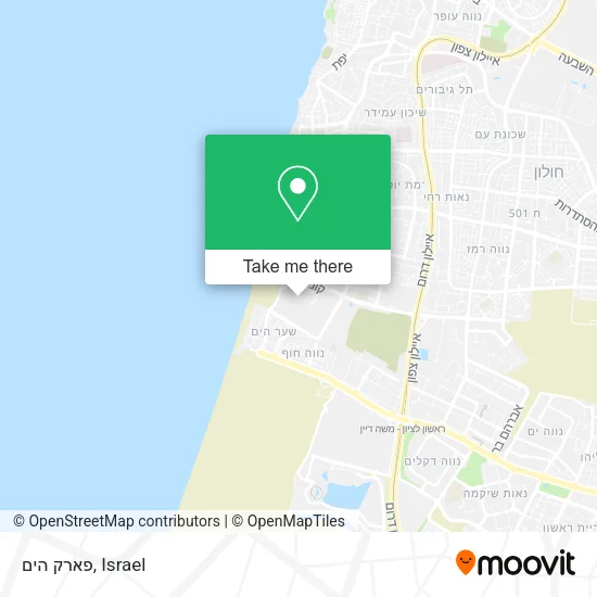 Карта פארק הים