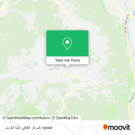 المركز الثقافي دالية الكرمل map