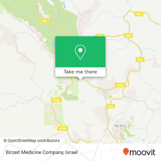 Birzeit Medicine Company map