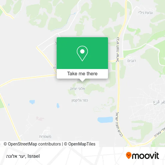 Карта יער אלונה