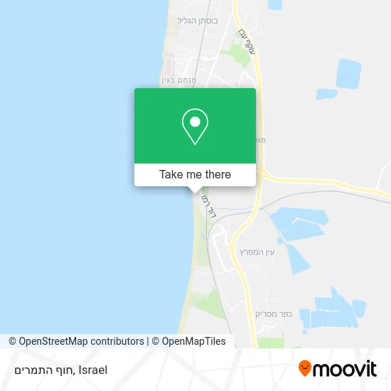 Карта חוף התמרים