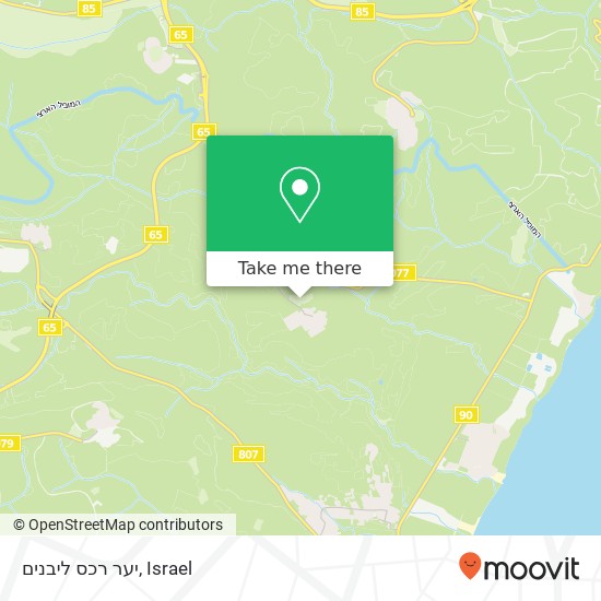 יער רכס ליבנים map