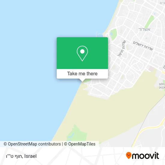 Карта חוף ט""ו