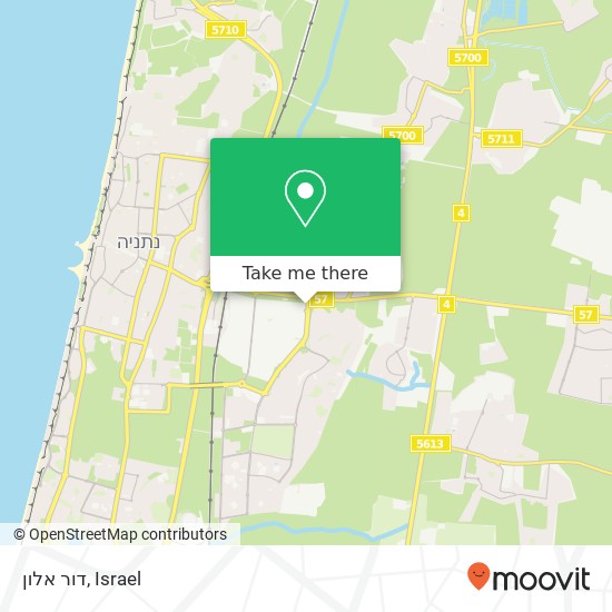 דור אלון map