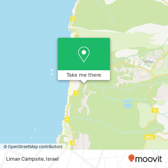 Liman Campsite map