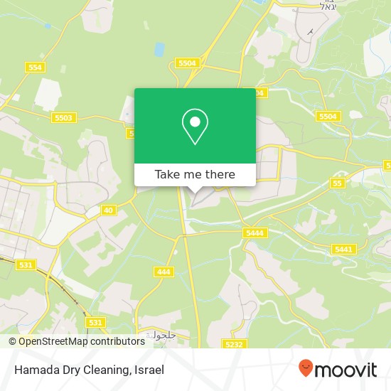 Карта Hamada Dry Cleaning