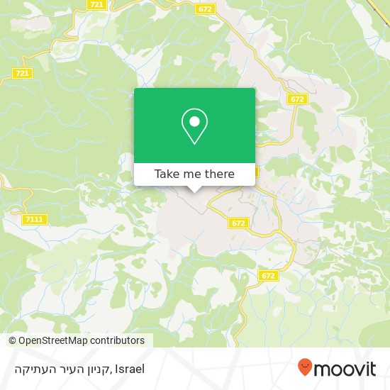 קניון העיר העתיקה map