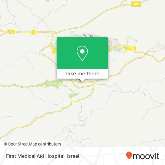 Карта First Medical Aid Hospital