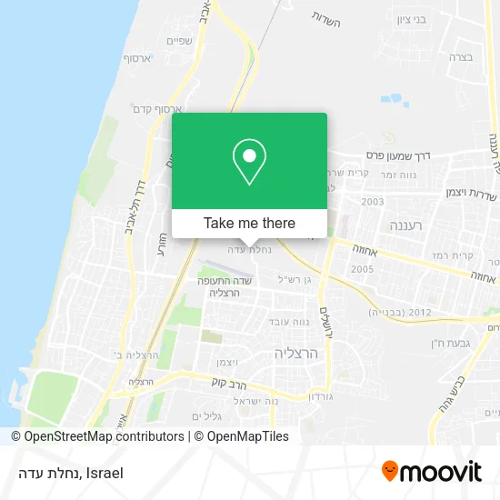 Карта נחלת עדה