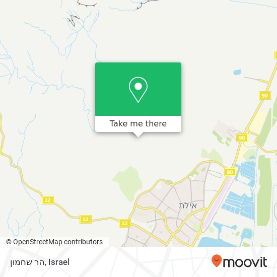 הר שחמון map