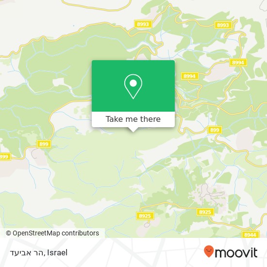Карта הר אביעד