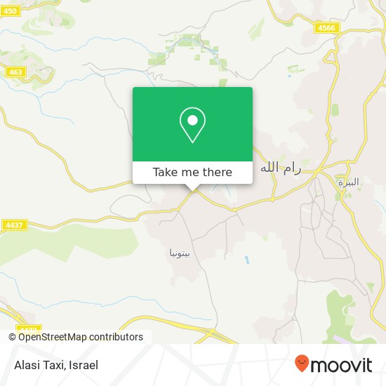 Alasi Taxi map