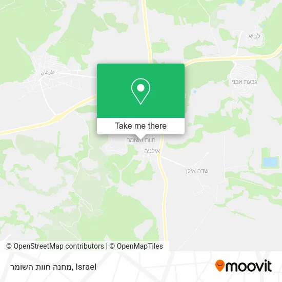 Карта מחנה חוות השומר