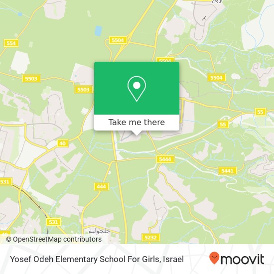 Yosef Odeh Elementary School For Girls map