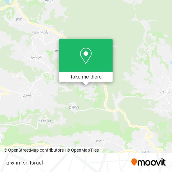תל חרשים map