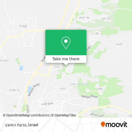 גבעת המוצב map