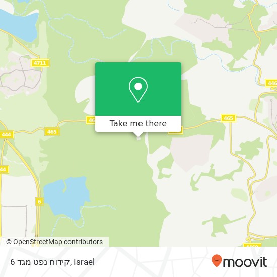 קידוח נפט מגד 6 map