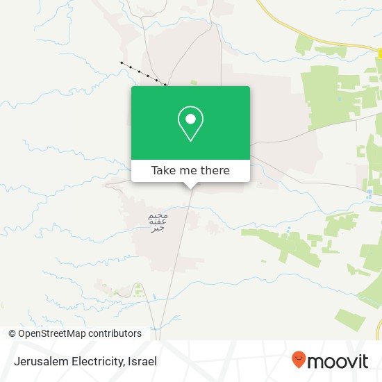 Карта Jerusalem Electricity