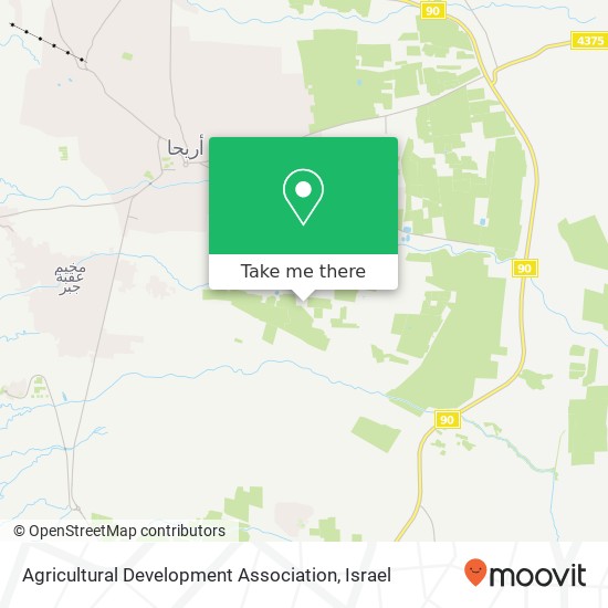 Карта Agricultural Development Association