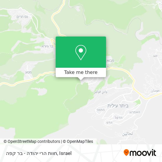 חוות הרי יהודה - בר קפה map
