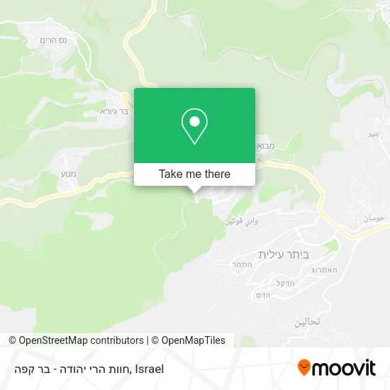 חוות הרי יהודה - בר קפה map