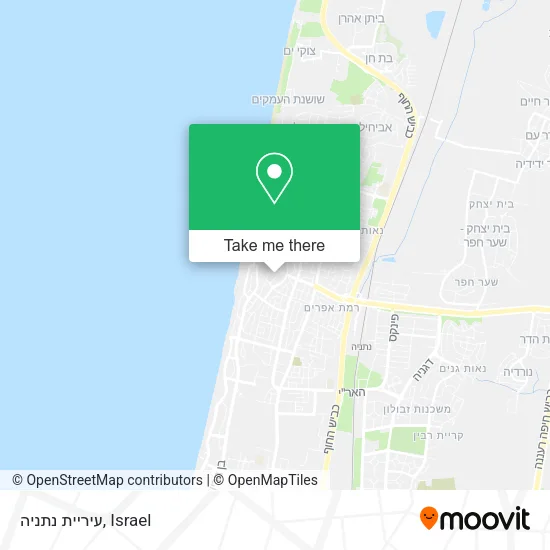 Карта עיריית נתניה