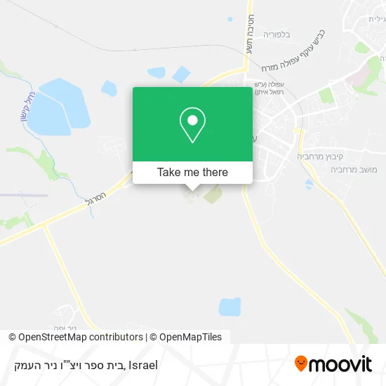 Карта בית ספר ויצ""ו ניר העמק