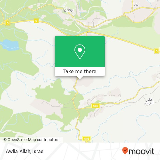 Awlia' Allah map