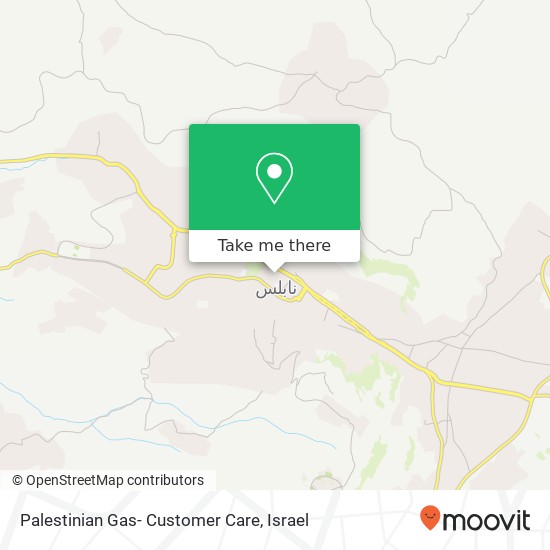 Карта Palestinian Gas- Customer Care