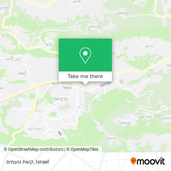 קשת טעמים map