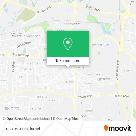 Карта בית ספר ברנר