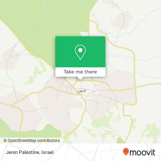 Карта Jenin Palestine